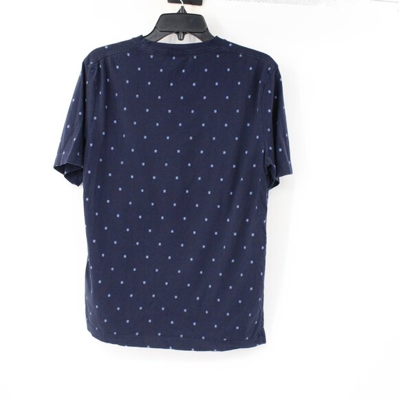 Scotch & Soda Shirt Men Small Blue butterfly print Cotton Short Sleeve Crew Neck - Picture 6 of 12